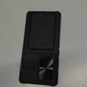 SSLOTSCASE for Samsung Galaxy S25 Ultra Case with Card Holder & Kickstand & Slide Camera Lens Cover, Silicone Edge Protection Rugged Heavy Duty Phone Case Cover for Galaxy S25 Ultra 5G 2025, Black