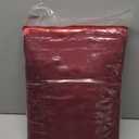 P Pothuiny 6 Pieces Queen Satin Sheets Luxury Silky Burgundy Satin Bedding Sheet Set, 1 Deep Pocket Fitted Sheet + 1 Flat Sheet + 4 Pillow Cases