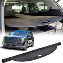 Retractable Cargo Security Shade Cover Compatible with Kia Telluride 2020-2025 Black Privacy Screen Rear Storage Waterproof Luggage Shield