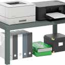 Furinno CLASSIC Coffee Table, Modern Rectangle Printer Stand, Sage Green