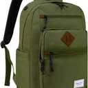 Chase Chic School Backpack for Men Women,Water Resistant Bookbag/Schoolbag/Daypack for Teen Boys Girls High School,College,Work,Travel Green