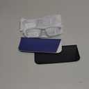 CARA Extremely Lightweight Progressive Multifocus Reading Glasses for Men No-Line Blue Light Blocking Computer Readers 2Pack, 3.50x
