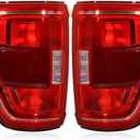 Tail Lights W/Blind Spot Assembly Compatible with 2021 2022 2023 Ford F150, Rear Light Taillights Replacement # ML3Z13405C ML3Z13404C