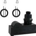 Grill Igniter Kit Replacement Parts - for Charbroil, Expert Grill, Dyna Glo, Kenmore, Universal 2 Outlet Button