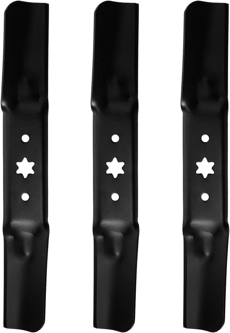 942-05056a Lawn Mower Medium Lift Blade 54" Cut Replace 742-05056 742-05056a 942-05056 for Craftsman T310 T3200 T8400 Cub Cadet XT1-ST54KH XT2-GX54 Troy-Bilt Mustang 54 XP Super Bronco (3 Pack)