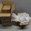 Glass Shade Replacement for Light Fixtures, 4 Pack Ceiling Fan Light Covers, Frosted Opal Color Ceiling Fan Glass Globes, 4 3/4" Diameter, 2 1/8" Fitter