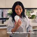 Baby Brezza AirSwirl Waterless Baby Bottle Warmer - Hospital-Grade Safe Warming for Breastmilk + Formula - No Hot Spots, No Water - Works with Nearly All Bottles