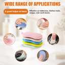 5 PCS Sponges, Non-Scratch Dish Sponge for Kitchen Household Bathroom Cleaning, Multicolour Dual Sided Kitchen Sponges Reusable Microfiber