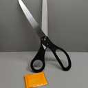 Grand Opening Ceremony Kit – 25 Inch Black Scissors for Ribbon Cutting with Satin Ribbon Orange Gold Heavy Duty 25'' Giant Scissors Black with Ribbon for Ceremonies & Special Events Inauguration