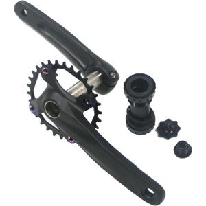 GANOPPER 170mm Crankset 30T 32T 34T 36T 38T Single Speed Mountain Bike Cycling Road Bike Crank Arm Set