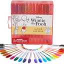 Disney Winnie the Pooh Gel Pens Set for Kids, 24 Pack with Glitter Gel Pens, Cute Pens for Girls and Boys