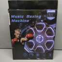 Music Boxing Machine - Smart Trainer w/Bluetooth Sync, 11 Modes & 9 Speeds, Wall Punching Target with Gloves & No-Hurt Tech for Home Gym (pink)