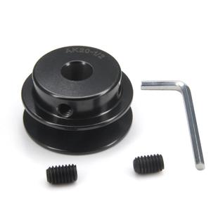 AK20-1/2" Bored Single Groove Web Sheaves 2.0" OD 1/2"Bore V-Belt Sheave Cast Iron Belt Pulley for V-Belt(AK20-1/2", Single Groove)