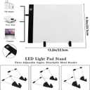 Ratukall 183PCS A4 Diamond Painting Light Pad Kit, Light Board for Diamond Painting Accessories, Tracing Light Box with 5D Painting Tools Set for Full Drill & Partial Drill Art