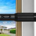 Black Tension Curtain Rod 41-67In, Curtain Rod No Drilling