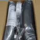 CADARA Fireplace Blocker Blanket Stops Heat Loss, Magnetic Fireplace Draft Stopper, Indoor Fire Place Draft Cover with Hook and Loop Tapes, Cold Air Blocker Save Energy, Black 39" W x 32" H