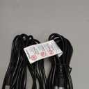 Elecan 3-Prong Replacement Power Cord 10 Ft/2 Pack, Heatproof Flexible Durable AC Device Power Cable for Appliance, Computer, TV, Monitor, Printer, ETL Listed 18AWG 125V 10A, with Ties