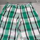 SouthPole Shorts Men's 38 Plaid Green