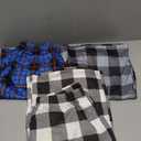 MyFav Boys Pajama Shorts 3 Pack Sleepwear Shorts for Teen Boys Plaid Camouflage Lounge Summer Comfy Pj Bottom, 5-6T