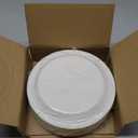 Kochorie 72 Pieces Woodland Paper Plates 7 Inch Bulk Sage Green Brown Paper Plates Disposable Safari Party Tableware Table Decors Animal Theme Party Supplies for Birthday, Dinner, Wedding