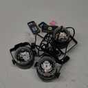 [3-Pack] Disco Ball DJ Party Lights Sound Activated with Remote Control Strobe Lamp 7 Modes Stage Light for Home Room Dance Parties Karaoke Halloween Christmas Birthday Decorations