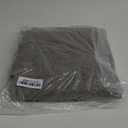 SUN+BLK Kinsley Lined Textured Total Blackout Light Blocking Noise Reducing Grommet Single Curtain Panel, Grey, 52x84