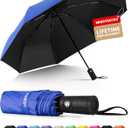 Windproof Travel Umbrella, Automatic Umbrellas for Rain, Portable & Compact Umbrellas for Backpack, Strong UV for Protection, Folding Small Sun Umbrella for Car, Walking