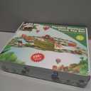 GIAT Dinosaur Track Toys - Best Birthday Gifts for 3 4 5 6 7 Year Old Boys Girls, Dinosaur Race Car Track with Light & Sound, Create A Dinosaur World Road Race