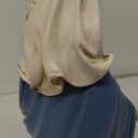 Blessed Mother Statue - 14 Inch Saint Mary Holding Lilies Figure Elegant Home Decor, Hand Painted Madonna Virgin Mary Statue Renaissance Collection (Full Color)