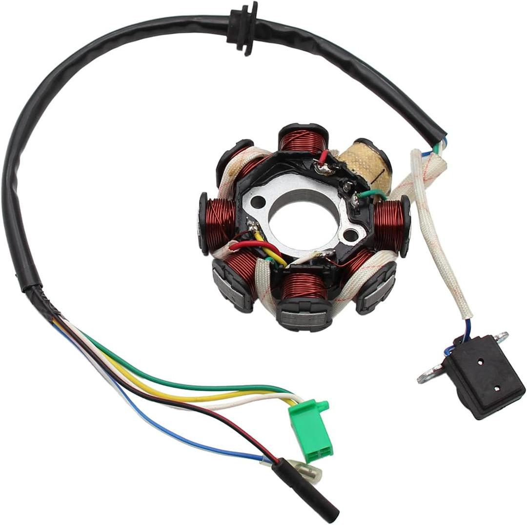 8 Pole 8 Coil Magneto Stator Coil For 125cc 150cc GY6 Engine ATV Scooter Quad Dirt Bike Buggy