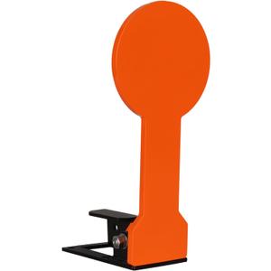 Highwild 3/8" AR500 6" Classic Popper Steel Shooting Target - Auto Reset, Orange