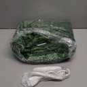 Electric Throw Blanket Heated Throw 50''x60''- Wheat Pattern Flannel & Sherpa Heated Lap Blanket with 5 Heat Settings & 4-Hour Auto Shut-Off, ETL & FCC Certified, Machine Washable Home Use, Green