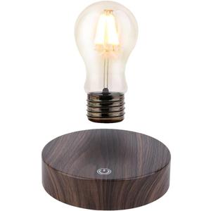 Magnetic Levitation Floating LED Light Bulb, Levitating Bulb Desk Lamp Rotating Floating Bulb Night Lights for Home Room Decoration Office Table Lamp