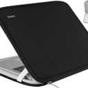 Laptop Sleeve 14 inch, Upgrade Durable Shockproof Protective Computer Cover Flip Case Briefcase Carrying Bag Compatible with 14" HP, Lenovo, Asus, Acer, Notebook, Chromebook Computer, Black