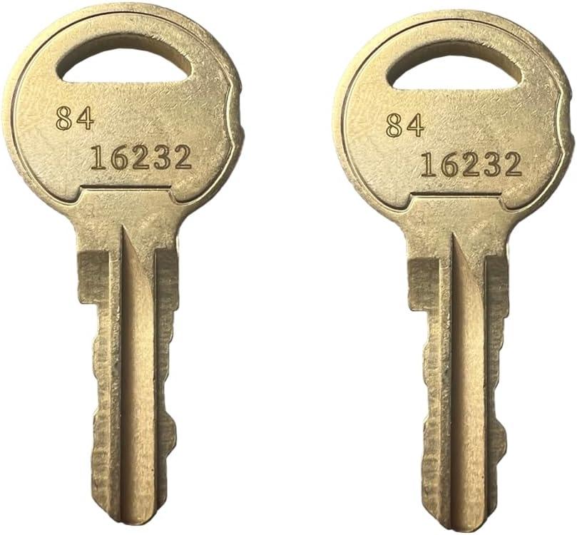 KeyPower (2) 84-16232, 84 16232 Keys for Some DKS Doorking Lock