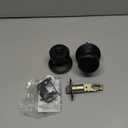 Schlage F40 BWE 622 Bowery Door Knob, Bed & Bath Privacy Lock, Matte Black