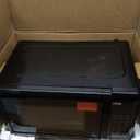 Emerson MW7302B Compact Countertop Microwave Oven with Touch Control, LED Display, 700W, 10 Power Levels, 6 Auto Menus, Glass Turntable and Child Safe Lock, 0.7 Cu., Ft. Black