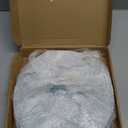 Tioncy 3 Pcs 11.8 Inches Spring Summer Blue Mother of Pearl Shell Plate Coastal Wall Art Mosaic Wall Sculpture Shell Handmade Hanging Plates Arts for Bedroom Bathroom Home Office Hotel (Costal Style)