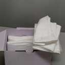 Mayfair Linen 100% Egyptian Cotton King Size Sheets Set - 2000 Series Luxury Sheets King Size Bed Set (4 Pc, White), Silky Soft & Cooling, Sateen Weave 17" Extra Deep Pocket Hotel Collection Sheet