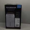 KNKA 2500 Sq.Ft Dehumidifiers for Home with Drain Hose Max 34 Pints, Dehumidifier for Basement, Bedroom, Bathroom, Large Room, Three Modes, Intelligent Humidity Control, Dry Clothes, 24HR Timer