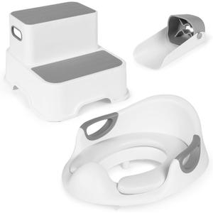 Step Stool, Toilet seat & Faucet Extender for Toddlers with Detachable Step, Non-Slip Floor & Step Pads  Stool Helper for Kids for Kitchen Counter, Bathroom Sink, and Bedroom