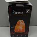 7 Inch Himalayan Salt Lamp with Dimmer Cord - Night Light Natural Crystal Rock Classic Wood Base Authentic from Pakistan