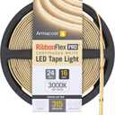 Armacost Lighting RibbonFlex Pro 24V White COB LED Strip Light Tape 3000K, 315 Lumens/Ft, 5M 172230