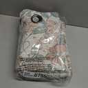 Jinchan Nursery Curtains 95% Blackout 90 Inch Long, Pink Floral Curtains for Girls Room, Farmhouse Country Drapes for Living Room, Room Darkening Window Treatments Grommet Top Set 2 Panels