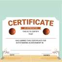 2 x 94 Pcs Student of Award Certificates End of School Year Superlatives Certificates Recognition Certificates of Achievement Graduation Birthday Certificates for Teacher Supplies (Basketball)
