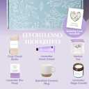 Unboxme Luxury Lavender Spa Gift Set Relaxation Gift Basket & Care Package for Women with Candle, Bath Bomb, Soap, Cozy Socks, Mug & Tea Get Well Soon, Sympathy, Birthday Self-Care Gift