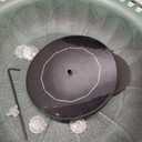 AISITIN 28 Inch Bird Bath with 3.5W Solar Fountain for Outside, Polyresin Pedestal Bird Baths for Outdoor Garden Courtyard Decoration, Weather-Resistant Birdbaths with 20" Bowl & 8 Nozzles, Green