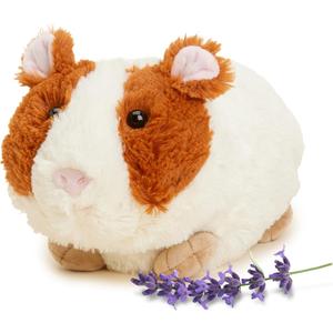 warmies Microwavable & Weighted Stuffed Animals, Guinea Pig - Heated Stuffed Animal Plushie for Warmth & Comfort - Cute Soft Plush Toys for Adults & Children (Boys, Girls, Babies & Toddlers)