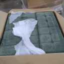 LINSY Sleeper Sofa Bed, 54" Pull Out Couch with Charging Station & Cup Holder, Small 3 in 1 Convertible Loveseat Sleeper Couch for Apartment, Dorm Room, Bedroom and Small Space, Corduroy Green