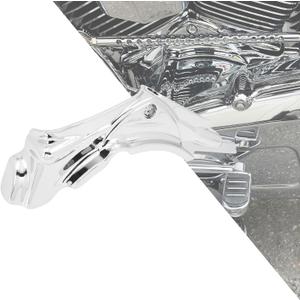 HDBUBALUS Motorcycle Cylinder Base Side Covers Fit for Harley Touring Road King Road Street Electra Glide 2007-2016 Dyna Fat Bob Low Rider Super Glide 2006-2017 Chrome